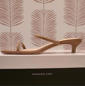 Nine West Noel Slide Kitten Heel Sandals